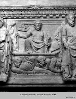 Grabmal des Patriarchen Gastone della Torre : Reliefs der Schauseite