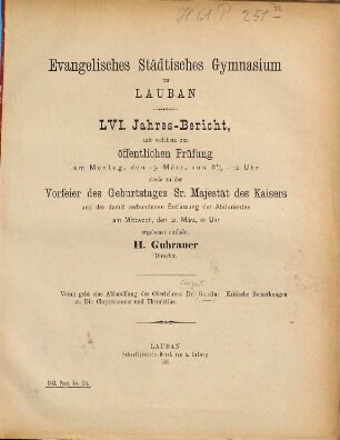 Jahresbericht. 1882/83 = 56