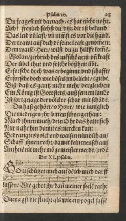Der XI. Psalm. - Der XX. Psalm.