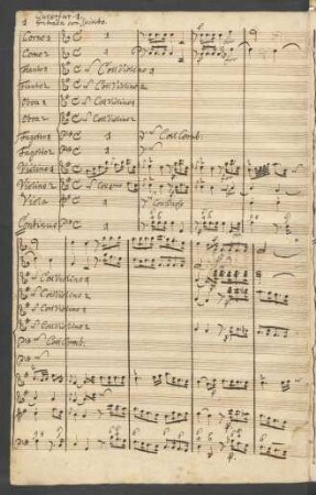Ouvertüren; orch, bc; G-Dur; GraunWV A:XI:5