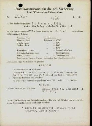 Schumm, Fritz