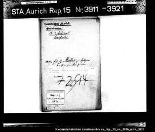 Die dem Focke C. Müller in Critzum erteilte Erlaubnis zum Kramhandel