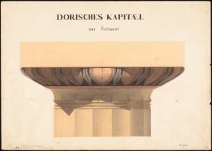 Tempel, Selinunt: dorisches Kapitell