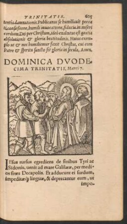 Dominica Duodecima Trinitatis ...