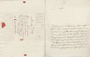 Samuel Vogel an Karoline Luise von Baden (Mülhausen)