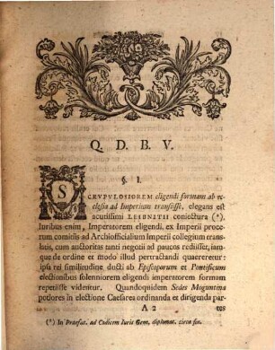 Georgii Lvdovici Boehmeri Potentissimi Magnae Britanniae Regis A Consiliis Avlae Et Antecessoris De Reliqviis Ivris Canonici In Imperatoris Electione Exercitatio