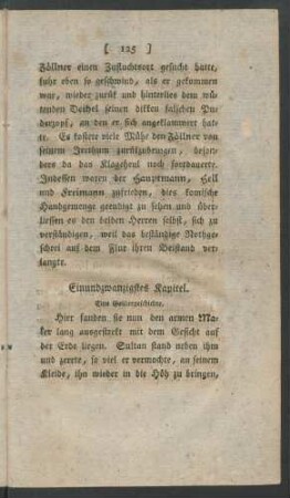 Einundzwanzigstes Kapitel. Eine Geistergeschichte