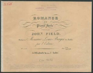 Romance pour Piano-Forté