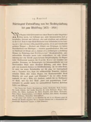 14. Nürtingens Entwicklung von der Reichsgründung bis zum Weltkrieg (1871-1914)