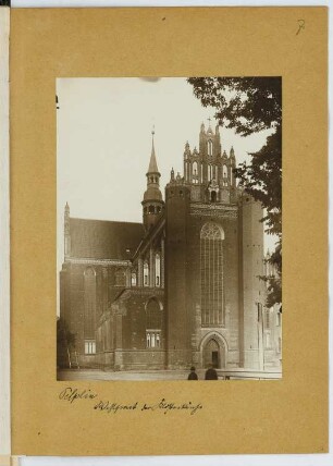 Klosterkirche, Pelplin: Ansicht (aus: Skizzen- und Fotoalbum 20)