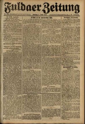 Ausgabe vom Freitag, den 07. Juni 1918.
