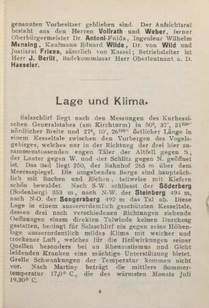 Lage und Klima.