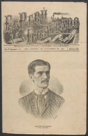 [Retrato de] Ismael Enrique Arciniegas : Poeta colombiano.