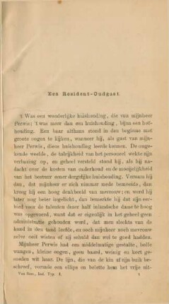 Een resident-oudgast
