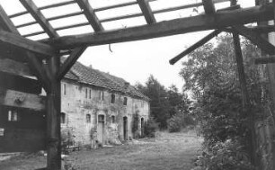 Hähnichen-Spree. Ehem. Wassermühle, Blick in den Hof