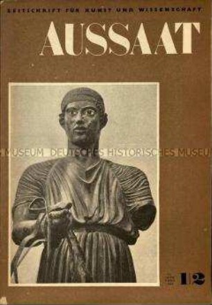 Zeitschrift für Kunst und Wissenschaft. 2. Jahrgang 1947/48