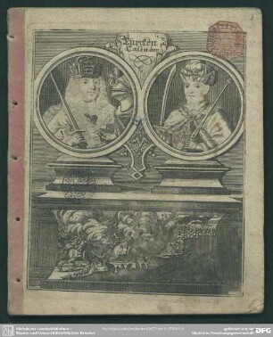 1755: Verbesserter und neuer Türcken-Calender : darinnen benebenst d. ordentl. Witterungs-Anzeige, durch d. Jahrs-Zeiten ... auch zu finden e. ausführl. Beschreibung d. Türcken-Kriege ... auf d. Jahr ...