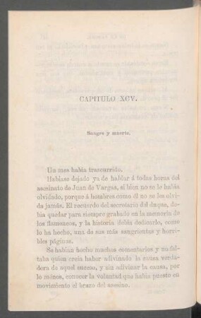 Capítulo XCV. - Sangre y muerte.