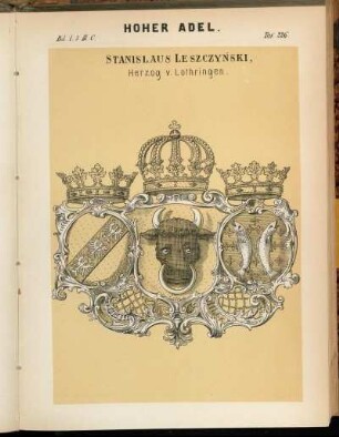 Taf. 226. Stanislaus Leszczynski, Herzog v. Lothringen.