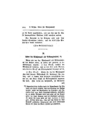Ueber die Mathematik als Bildungsmittel