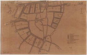 Planung für Plowdiw: Proslaw, Bebauungsplan, Lageplan 1:2000