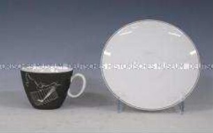 Kaffeeservice "Papageno": Tasse mit Untertasse