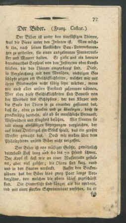 Der Biber