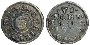 6 Schilling Lübsch, Kgl. Linie Christian IV (1588 - 1648)