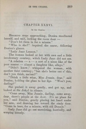 Chapter XXXVI. In the chaise