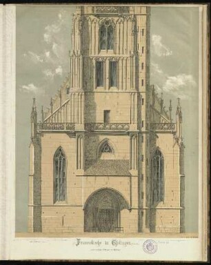 Tafel XXX: Turm der Frauenkirche zu Esslingen