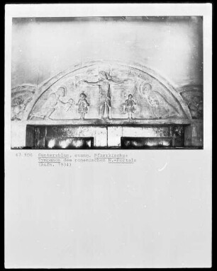 Inneres Westportal — Kreuzigungsgruppe