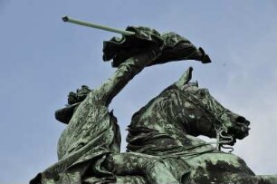 Wien - Reiterdenkmal : Detailansicht des Reiterdenkmals für Erzherzog Karl am Wiener Heldenplatz, 2008