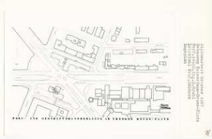 Bebauung Kaiserdamm und Theodor-Heuss-Platz, Berlin-Charlottenburg (Diplomarbeit bei Kurt Dübbers): Lageplan