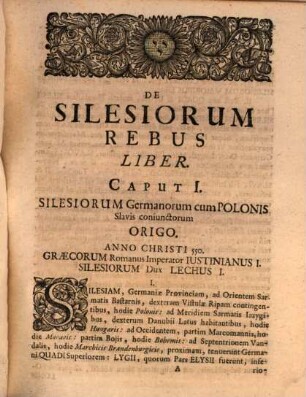 Martini Hankii De Silesiorum Rebus Ab Anno Christi 550. ad 1170. Exercitationes : Additi sunt Indices quatuor