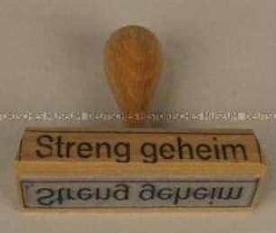 Aktenstempel "Streng geheim"