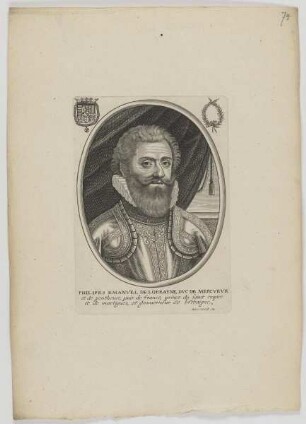 Bildnis des Philipes Emanvel de Lorrayne de Mercvevr