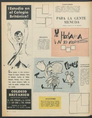 Para la gente menuda