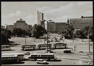 Messestadt Leipzig: Oper, Hochhaus der Karl-Marx-Universität, Interhotel "Stadt Leipzig"