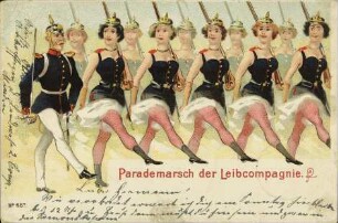 Parademarsch der Leibcompagnie