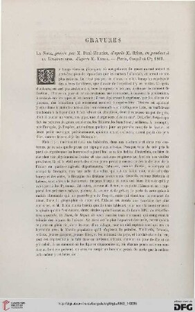 14: "La Noce", gravée par M. Paul Girardet, d'après M. Brion, en pendant à la "Cinquantaine", d'après M. Knaus : gravures