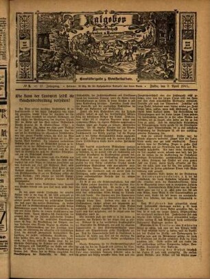 Ausgabe vom Sonntag, den 09. April 1911.