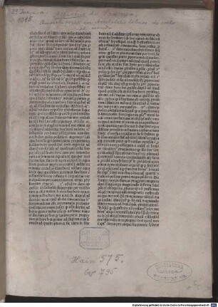Quaestiones in libros Aristotelis De caelo et mundo