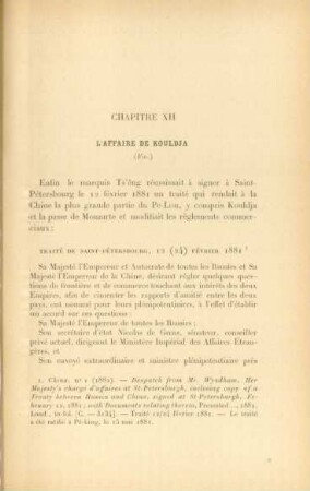 Chapitre XII. L'affaire de Kouldja (Fin)