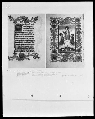 Gebetbuch der Prinzessin Sibylla von Kleve — Deesis, Folio 86verso