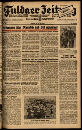 Ausgabe vom Mittwoch, den 29. Juli 1942.