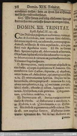 Domin. XIX. Trinitat. Epist. Ephes. IV. 22-28