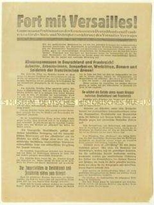 Aufruf der KPD zur Reichstagswahl