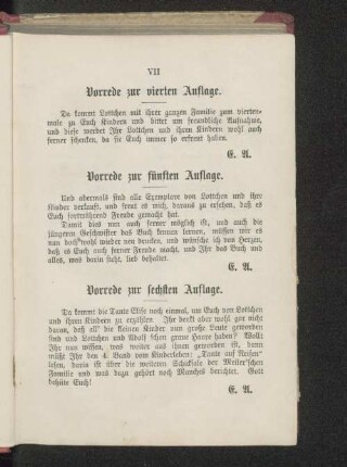 Vorrede zur fünften Auflage.