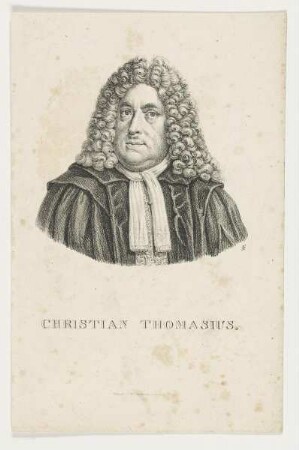Bildnis des Christian Thomasius