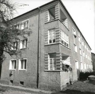 Dresden-Trachau. Wohnsiedlung der Gewobag (1928/um 1935; H. Richter). Wohnhaus, Lichtenbergweg 5/7